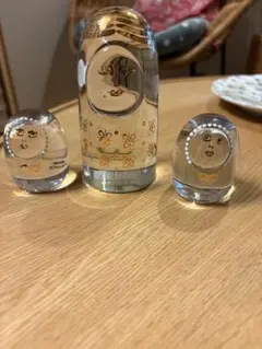 【Kosta Boda】 「Familjen（家族）」シリーズ 3 点セット