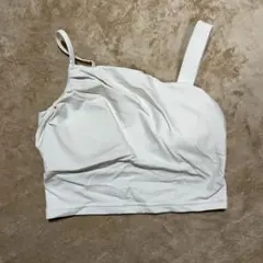 SUKALA シャインストレッチアシンメトリーブラトップ