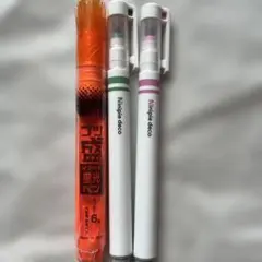 蛍光ペン3本セットゴツ盛りインクの蛍光ペン 1本　ニニピーペン2本