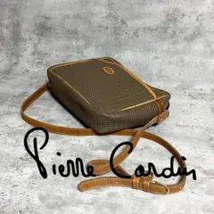 ✨希少✨ピエールカルダン ショルダーバッグ ロゴ総柄 レトロ ヴィンテージ 茶のサムネイル