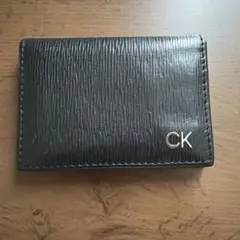 Calvin Klein ブラックカードケース 本革