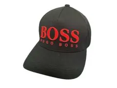 BOSS HUGO BOSS キャップ ブラック レッドロゴ