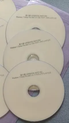 富士通 LIFEBOOK NH77/ED リカバリーディスク 6枚セット