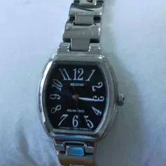 シチズンREGUNOソーラー式 アナログ腕時計 レディース ブラック