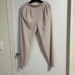 UNIQLO　ユニクロ　グレープジャージーテーパードパンツ　ピンク　S