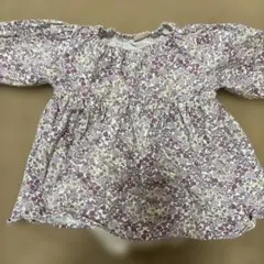 petit main 花柄ロンパース 80サイズ