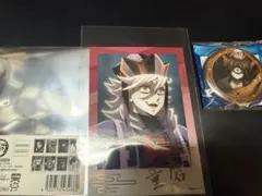鬼滅の刃 トレーディング箔押しブロマイド 童磨　鳴女　缶バッジ