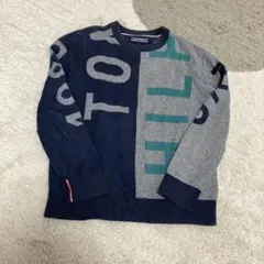 【TOMMY HILFIGER】ニット セーター 128 ロゴデザイン