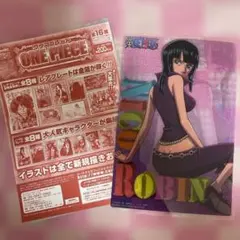 ONE PIECE クリアプレート ニコ・ロビン　新品のサムネイル