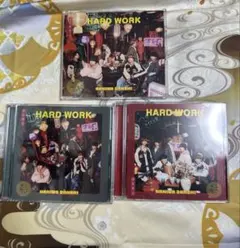 なにわ男子 HARDWORK CD 3種類　通常盤　初回限定版　Blu-ray