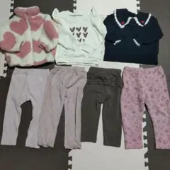 90サイズ　秋冬　まとめ売り　女の子