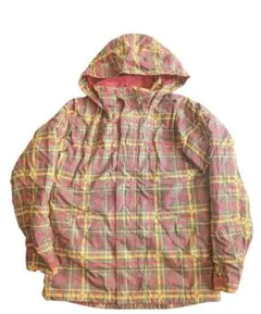 バートン　DRYRIDE 総柄　チェック柄　スノボーウェア　キッズM