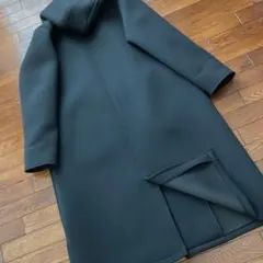 ディノスSO CLOSE ダンボールスウェット ロングフードコート黒のサムネイル
