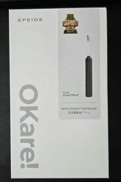 EPEIOS Okare! オーケア 音波電動歯ブラシジェットブラック