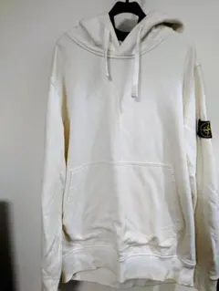 Stone Island ホワイト パーカー