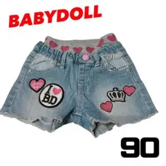 BABYDOLL デニムショートパンツ 90