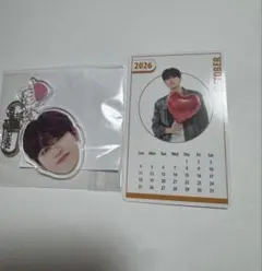 TREASURE ジョンウ 2026年もトレジャーと一緒カード 顔アクキー喜