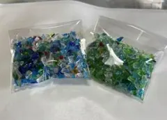 琉球ガラス村グループ 琉球ガラスのかけら カレットマルチカラー 沖縄　計100g