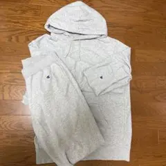 Champion グレー フード付きスウェットセット