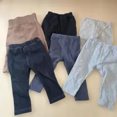 保育園着　レギンス80cm 6点セット