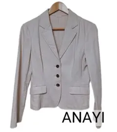 ANAYI ピンクベージュ テーラードジャケット