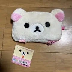 コリラックマ ぬいぐるみスマホポーチ スマホケース リラックマ フェイスポーチ