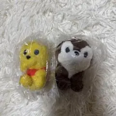 プーさんとチップとデールのぬいぐるみセット
