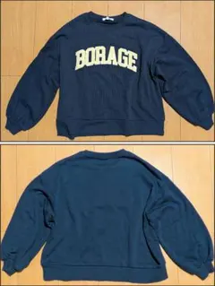 GIBAL WORK グローバルワーク　トレーナー 140 　紺色　ネイビー