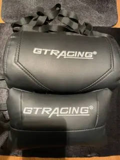 GT RACING ヘッドレスト＋ランバーサポート 2点セット ブラック