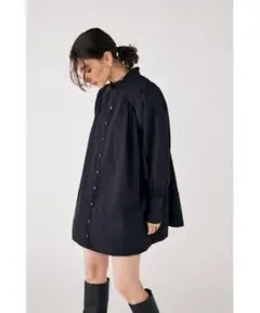 M_ COTTON MINI DRESS　エムアンダーバー　コットンミニドレス