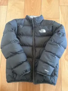 THE NORTH FACE ダウンコート XS ブラック、グレーリバーシブル