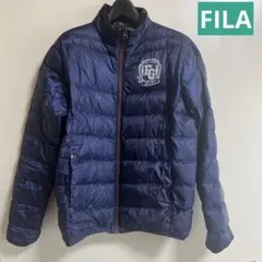 FILA GOLF ダウンジャケット　薄手　軽くて暖かいおすすめネイビーL紺色