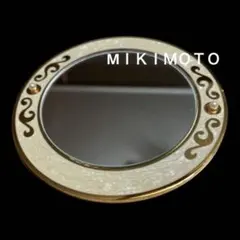 新品　MIKIMOTO ミキモト　コンパクトミラー　鏡　手鏡　かがみ　ミラー