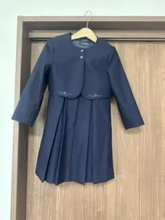 ファミリア　お受験　ワンピース　アンサンブル　ボレロ　小学校　幼稚園　110cm