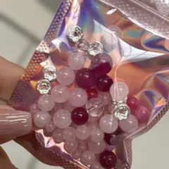 ローズクォーツ/2〜6mmビーズ詰め合わせ