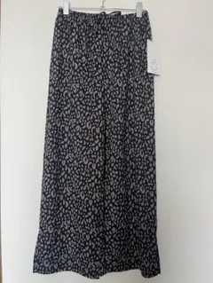 レオパード柄　ワイドパンツ