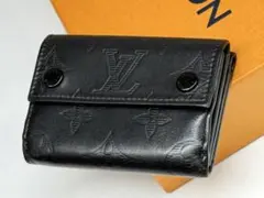 ルイヴィトン 三つ折り財布 エリーズ モノグラム マット Wホック 財布