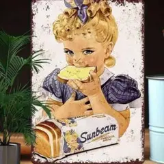 サンビーム Sunbeam ブリキ看板 アメリカン雑貨 アメリカンダイナー