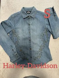 新品‼️ 《Harley-Davidson》スタッズデニムシャツ《ジャケットシャツのサムネイル