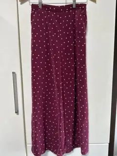 ニコアンド　⭐︎ワイドパンツ⭐︎ ドット柄