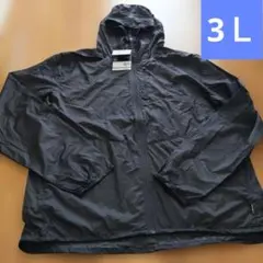 限定生産⚡高撥水UV AIR ウィンドシェルトレックフーディー3Ｌブラック新品のサムネイル