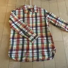 GapKids チェック柄 長袖シャツ Lサイズ