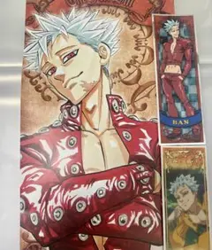七つの大罪 バン ポスター シールステッカー まとめ売り3点