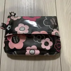 MARY QUANT フラワー柄ポーチ 中型