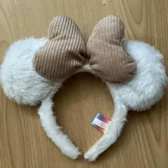 ディズニー カチューシャ ミニー 40周年記念 白