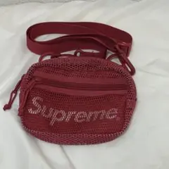 Supreme メッシュバッグ レッド - メルカリ