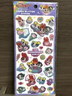 正規品　パワーパフガールズ グリッターステッカー　パワパフ
