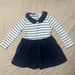 90 GAP ワンピース 襟付き ボーダー　2years