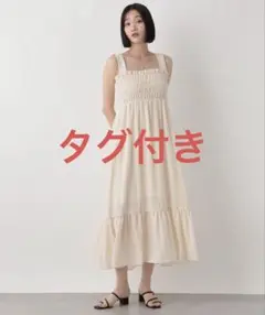 LOWRYS FARM シャーリングワンピース　292364 ローリーズファーム