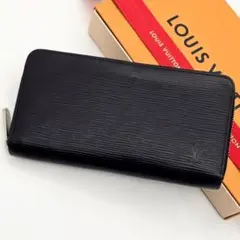 新型ICチップ内蔵】Louis Vuitton ブラック 長財布 - メルカリ